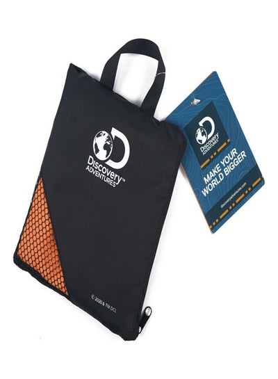 اشتري Quick Drying Towel With Carrying Bag Orange 80سم في السعودية