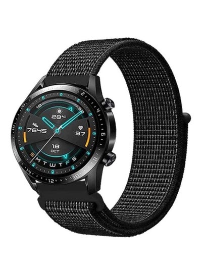 Buy Nylon Sport Loop Band for Huawei GT2 Watch Midnight Fog in UAE