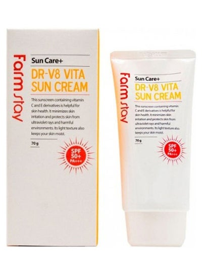اشتري Dr-V8 Vita Sun Cream White 70grams في مصر