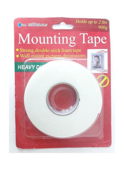 Buy Scotch Double Face Mounting Tape White 28X0.8X22.6cm in Egypt