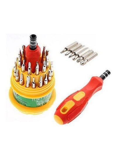 Buy Screwdrivers Set In Rounded Box, 31 Pcs Multicolour in Egypt