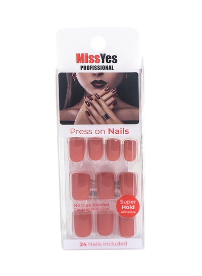 Buy Press On Nails Red in Saudi Arabia