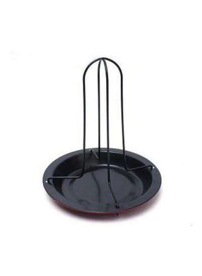 Buy Non-Stick Upright Vertical Chicken Roaster Black 19x17cm in Egypt