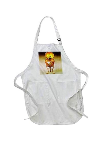 Buy Picture Faberge Egg Peter The Great Printed Apron With Pockets White 22 X 30inch in Egypt