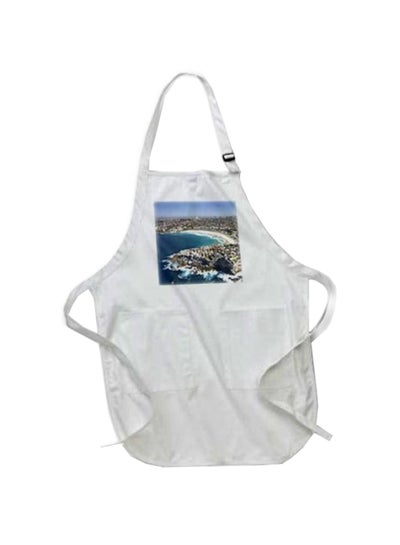 اشتري Bondi Beach Printed Apron With Pouch Pockets White 22 x 30inch ألوان متعددة في مصر