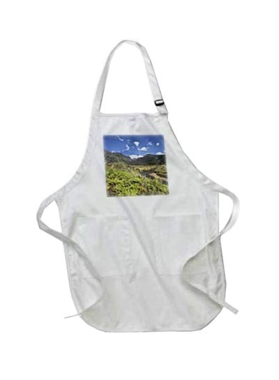 Buy Bigo Bog Printed Apron With Pockets White in Egypt