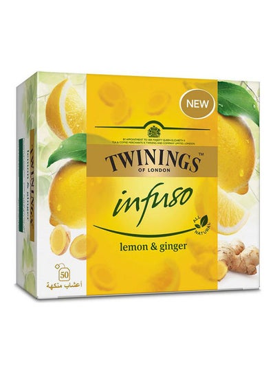 Buy Infuso Lemon & Ginger Tea 75grams in Egypt