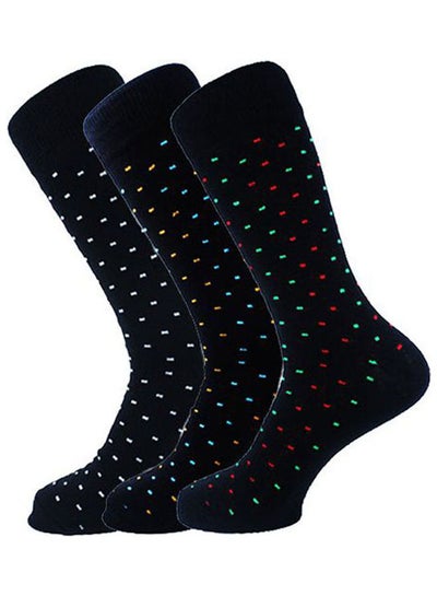 Buy Classic Dots Socks Black in Egypt