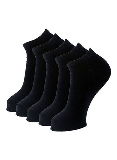 Buy Ankle Plain Socks Black in Egypt