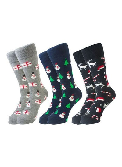 Buy Classic Christmas Socks Multicolour in Egypt