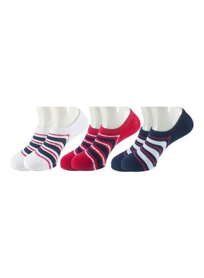 Buy No Show Stripped Socks Multicolour in Egypt