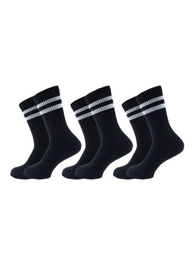 Buy Half Towel Sport Socks Black in Egypt