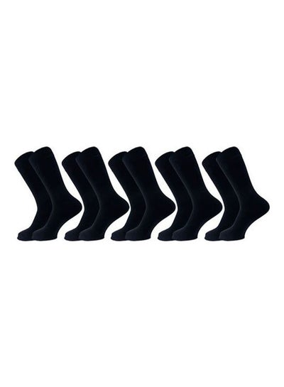 Buy Classic Plain Socks Black in Egypt