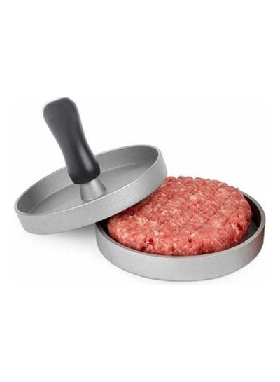 Buy Non-Stick Burger Press with Handle Silver/Black in Egypt