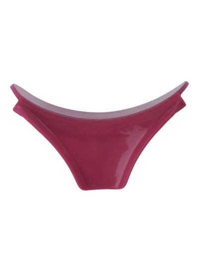 Buy Foldable Plastic Plate Drain Basket Red in Saudi Arabia