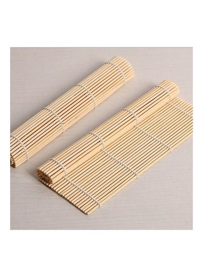Buy Bamboo Sushi Rolling Mat Beige in UAE