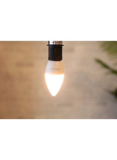 اشتري مصباح LED بضوء دافئ E14 أبيض/فضي 11x4x4سم في الامارات