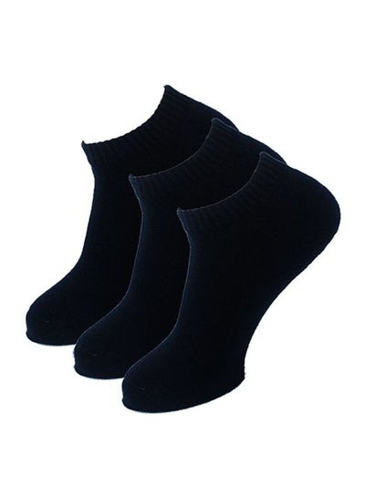 Buy Ankle Towel Socks Black in Egypt