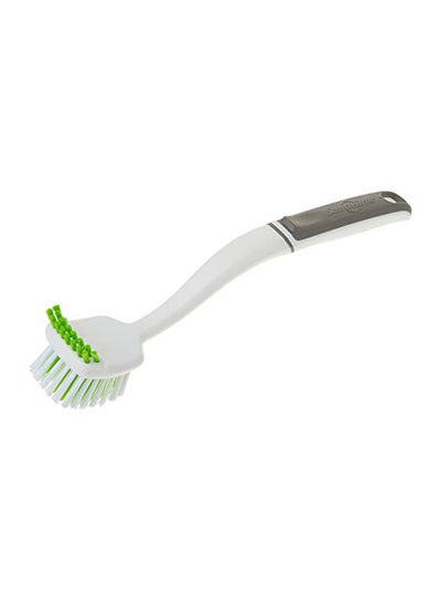 Buy Handheld Kitchen Dish Cleaning Brush White/Grey in UAE