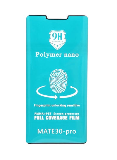 Buy Polymer Nano Screen Protector For Huawei Mate 30 Pro Clear Black in Saudi Arabia