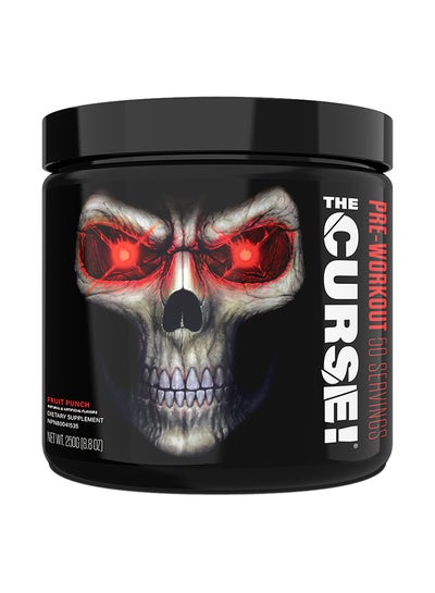 Buy The Curse Pre Workout Fruit Punch - 50 Servings in UAE