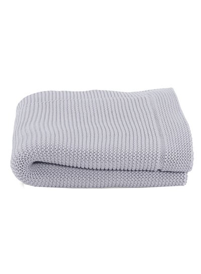 Buy Tricot Blanket, 0M-3Y, Light Grey in UAE
