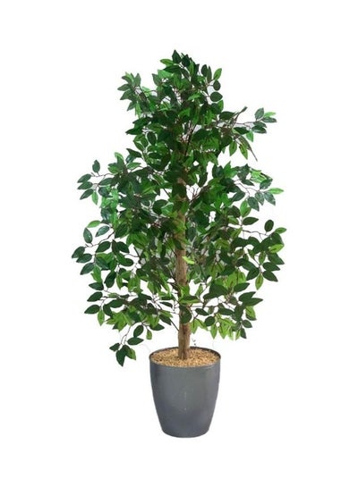 Buy Artificial Tree Green/Grey 100cm in Saudi Arabia