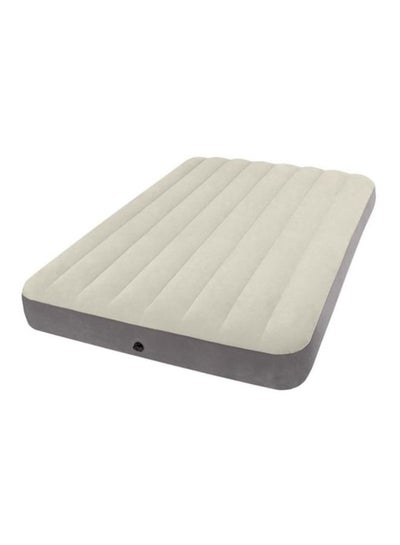 Buy Deluxe Single High Airbed Combination Beige/Grey in UAE