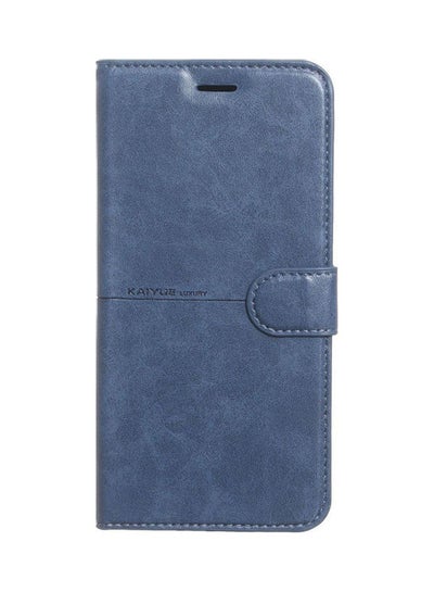 Buy Flip Leather Case Cover For Oppo Reno 2F Blue in Egypt