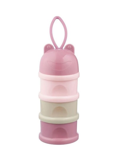 Buy Baby Powder Milk Container for Girls 3 Levels in Saudi Arabia