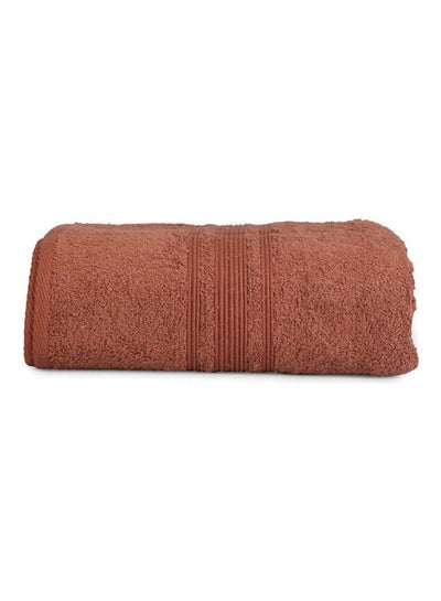 Buy Organic Bath Towel Brown 180x90cm in Saudi Arabia