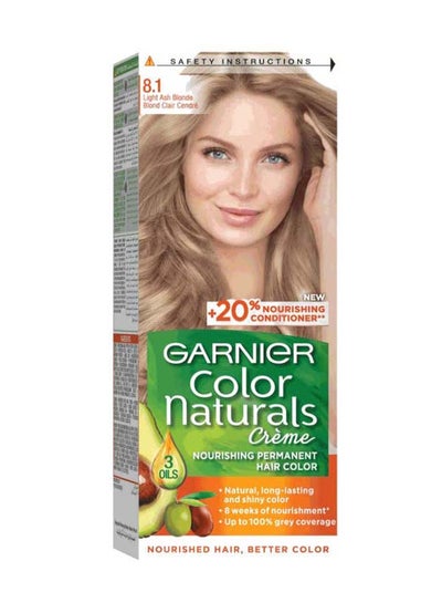 Buy Naturals Creme Hair Colour 8.1 Light Ash Blonde in Saudi Arabia