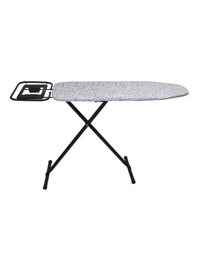 Buy Spring Ironing Board Assorted Colour Grey/Black 110x32cm in UAE