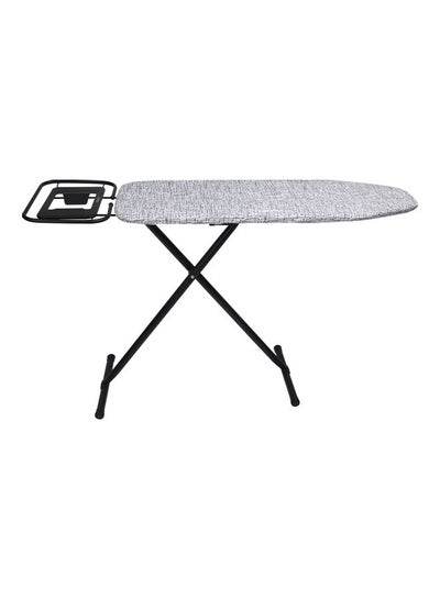 Buy Spring Ironing Board Assorted Colour Grey/Black 110x32cm in Saudi Arabia