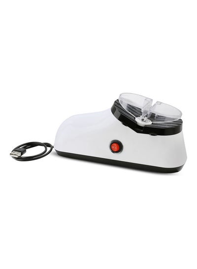 Buy Electric Knife Sharpener With USB Charger White 19x10cm in UAE