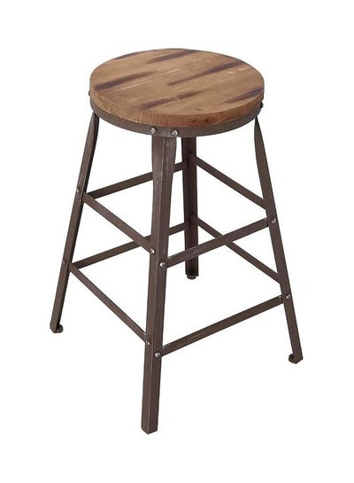 Buy Wooden Bar Stool Brown in UAE