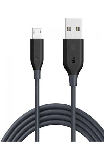 Buy PowerLine Micro USB Cable 3ft/0.9m black in UAE