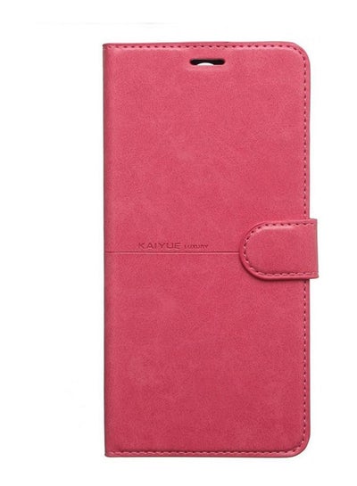Buy Flip Leather Case Cover For Oppo Reno 2F Pink in Egypt