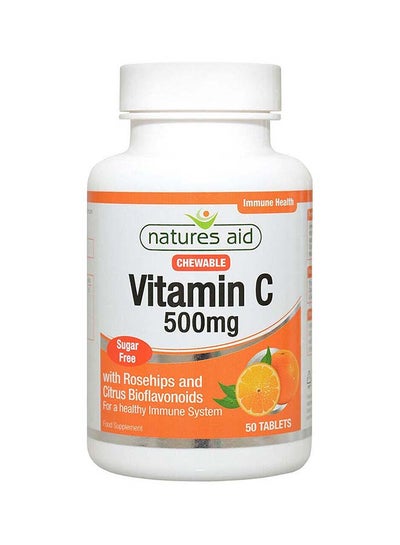 Buy Vitamin C 500Mg Sf Chewable Tabs 50'S :364059 in UAE