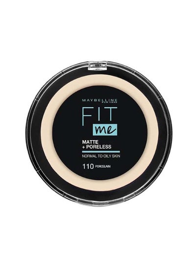 Buy Fit Me Matte & Poreless Powder 110 Porcelain in Saudi Arabia