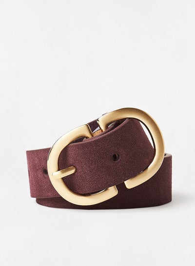 Buy Suede Belt Purple in UAE