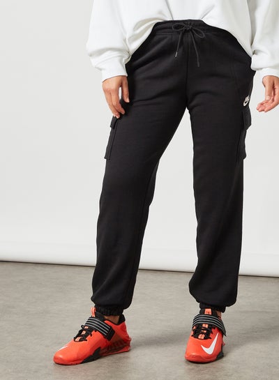 Buy Nsw Essential Mid-Rise Cargo Pants Black in Saudi Arabia