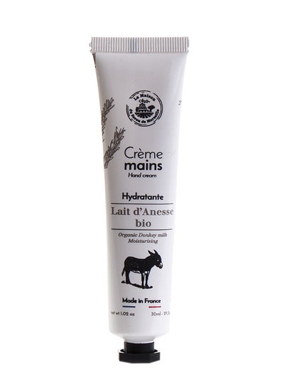 Buy Donkey Milk Hand Cream Tube White 30ml in UAE