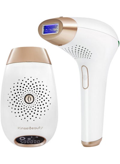 Buy Silky Smooth Hair Removal Epilator White/Gold in UAE