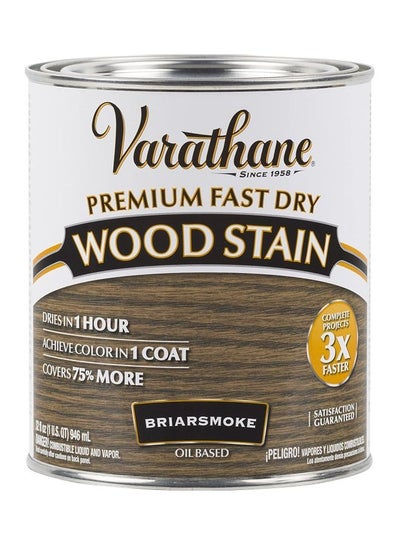 Buy Varathane Fast Dry Wood Stain Briarsmoke 946ml in UAE