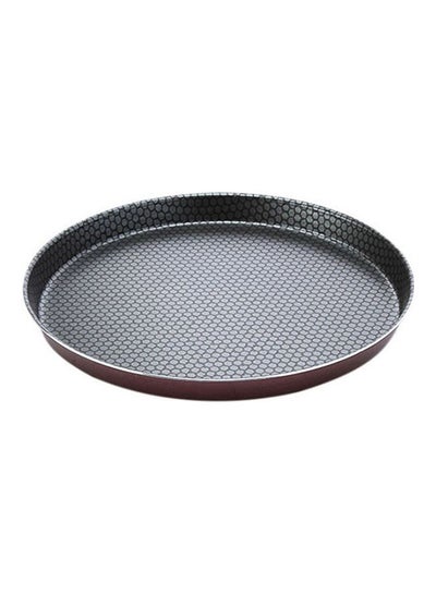 Buy Round Teflon Pizza Pan Dark Red 26cm in Egypt