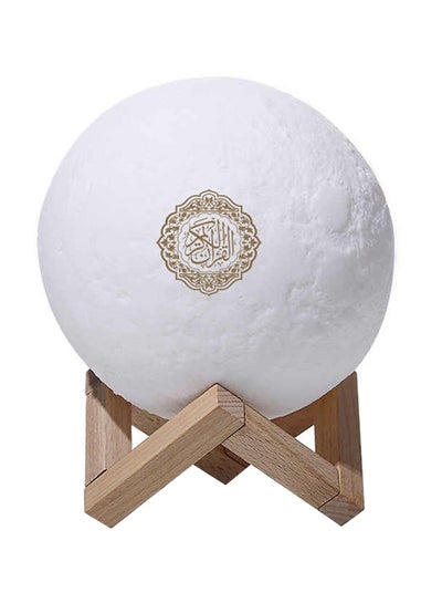 Buy LED Touch Moon Lamp Quran Bluetooth Speaker White in UAE