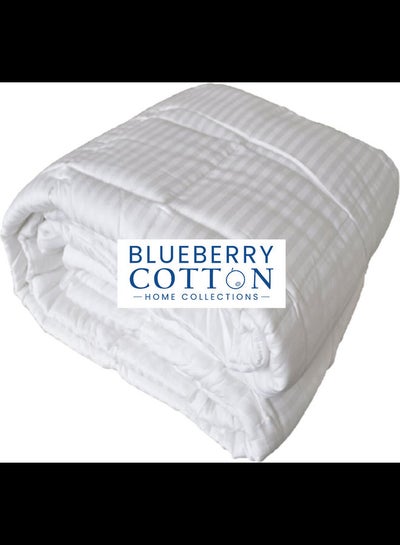 Buy Premium Down Alternative -Duvet Insert King Size Cotton White 240X260cm in UAE