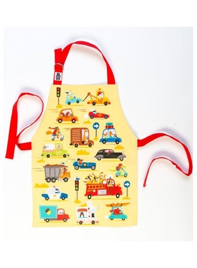 Buy Cotton Apron for Kids Multicolour 45 x 33cm in Egypt