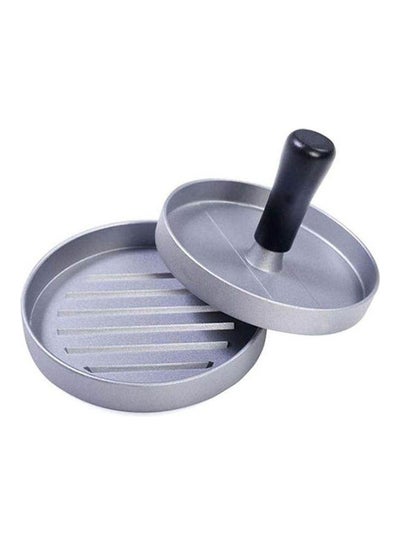 اشتري Stainless Steel Burger Press Small Size Silver/Black في مصر